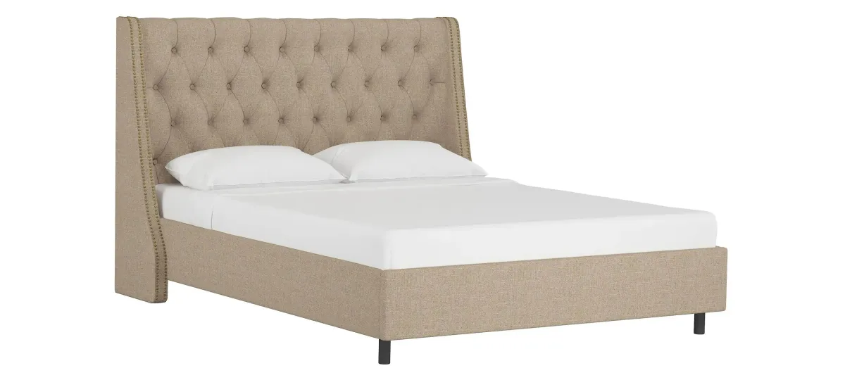 Sheridan Wingback Platform Bed