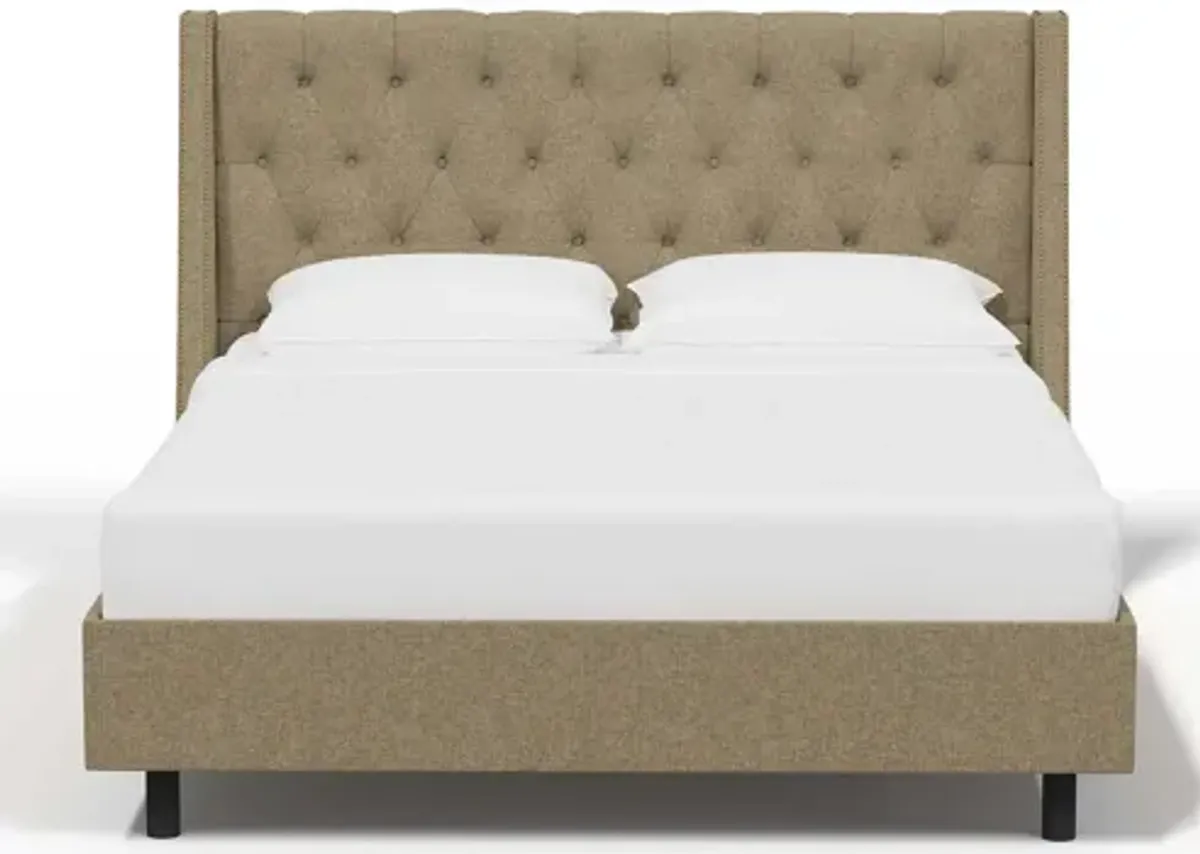 Sheridan Wingback Platform Bed