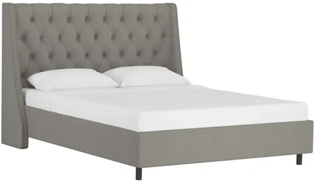 Sheridan Wingback Platform Bed