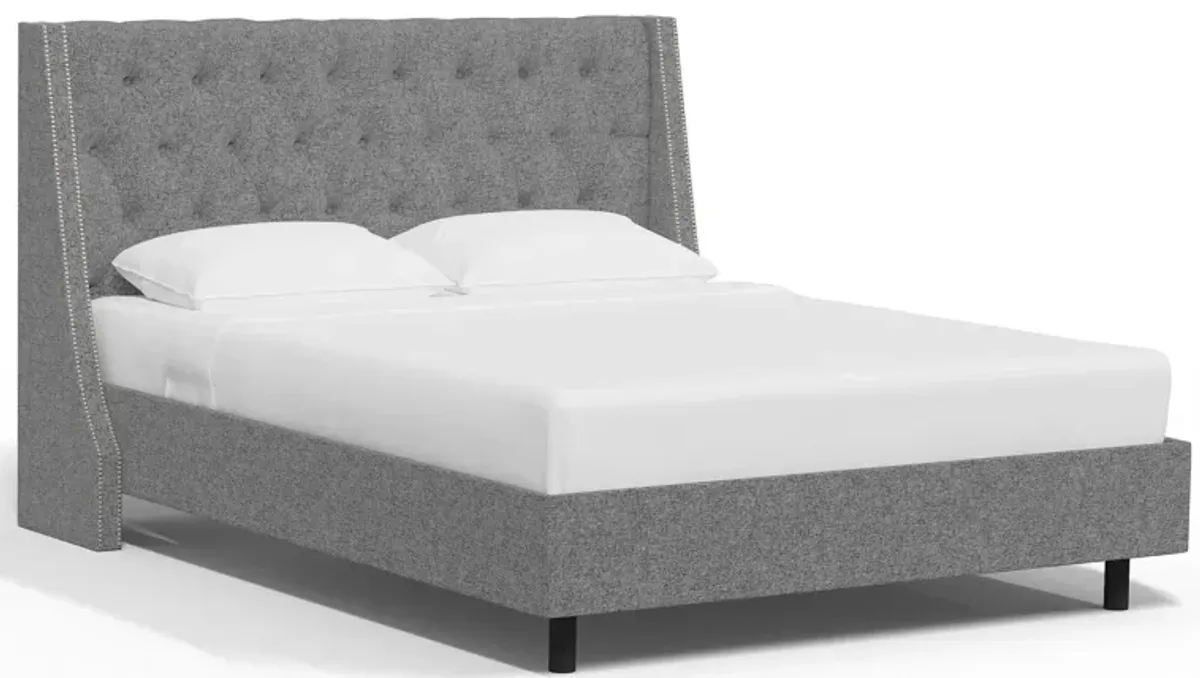 Sheridan Wingback Platform Bed