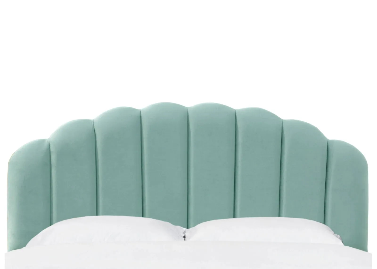 Tanner Headboard in Velvet Caribbean by Skyline