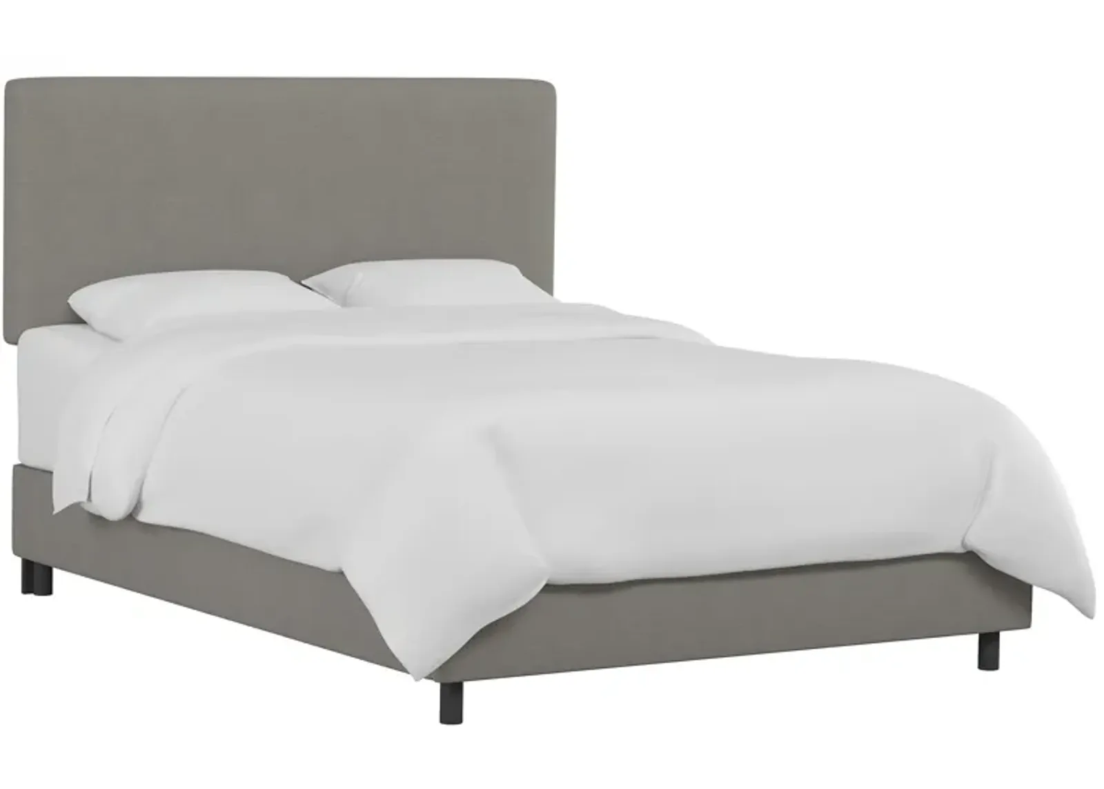 Valerie Bed in Linen Gray by Skyline