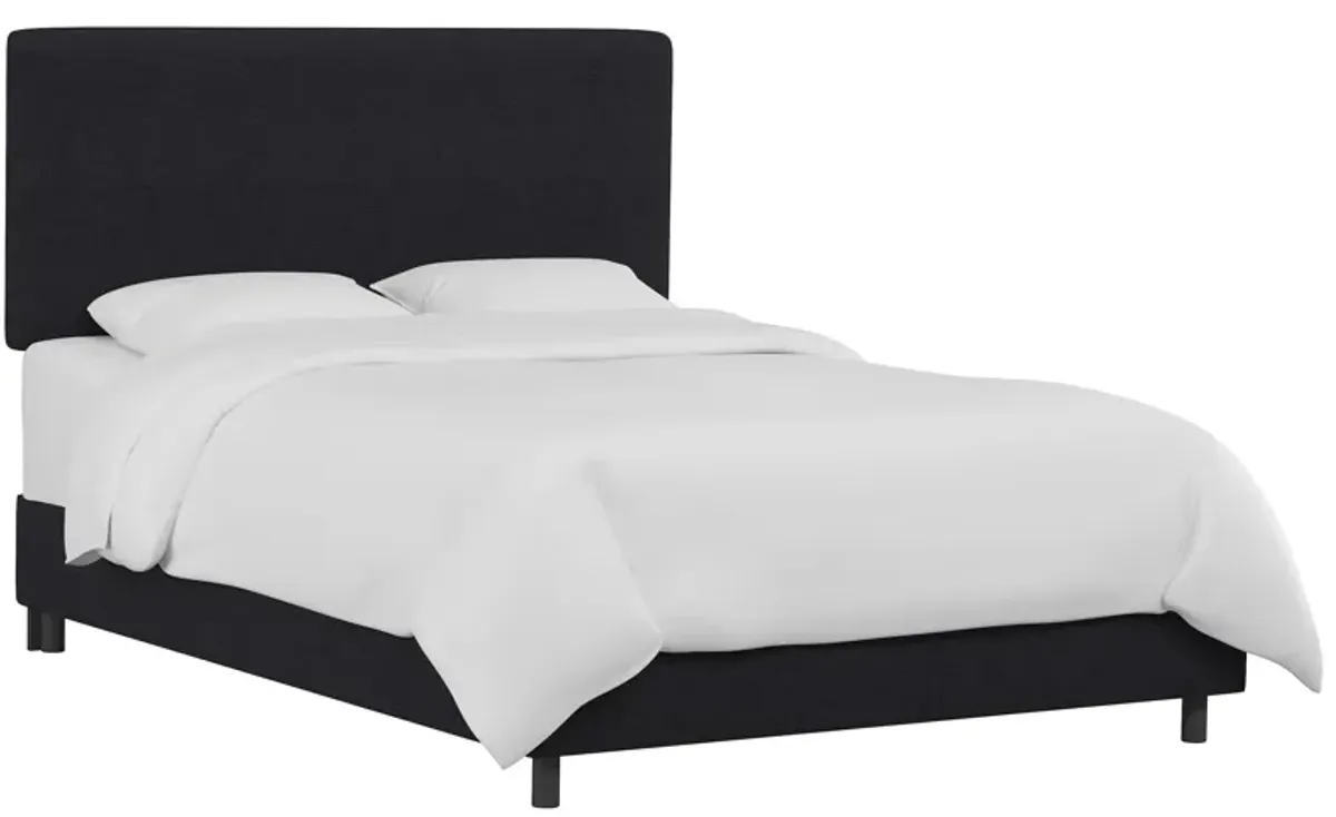 Valerie Bed in Linen Black by Skyline