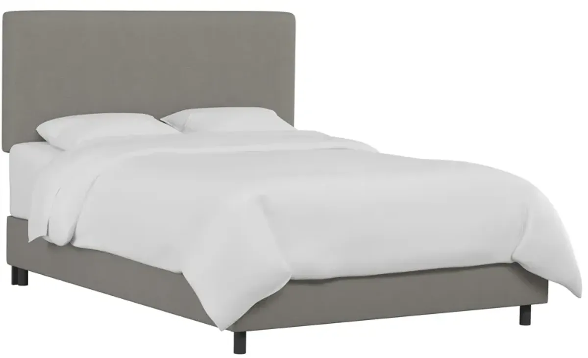 Valerie Bed in Linen Gray by Skyline