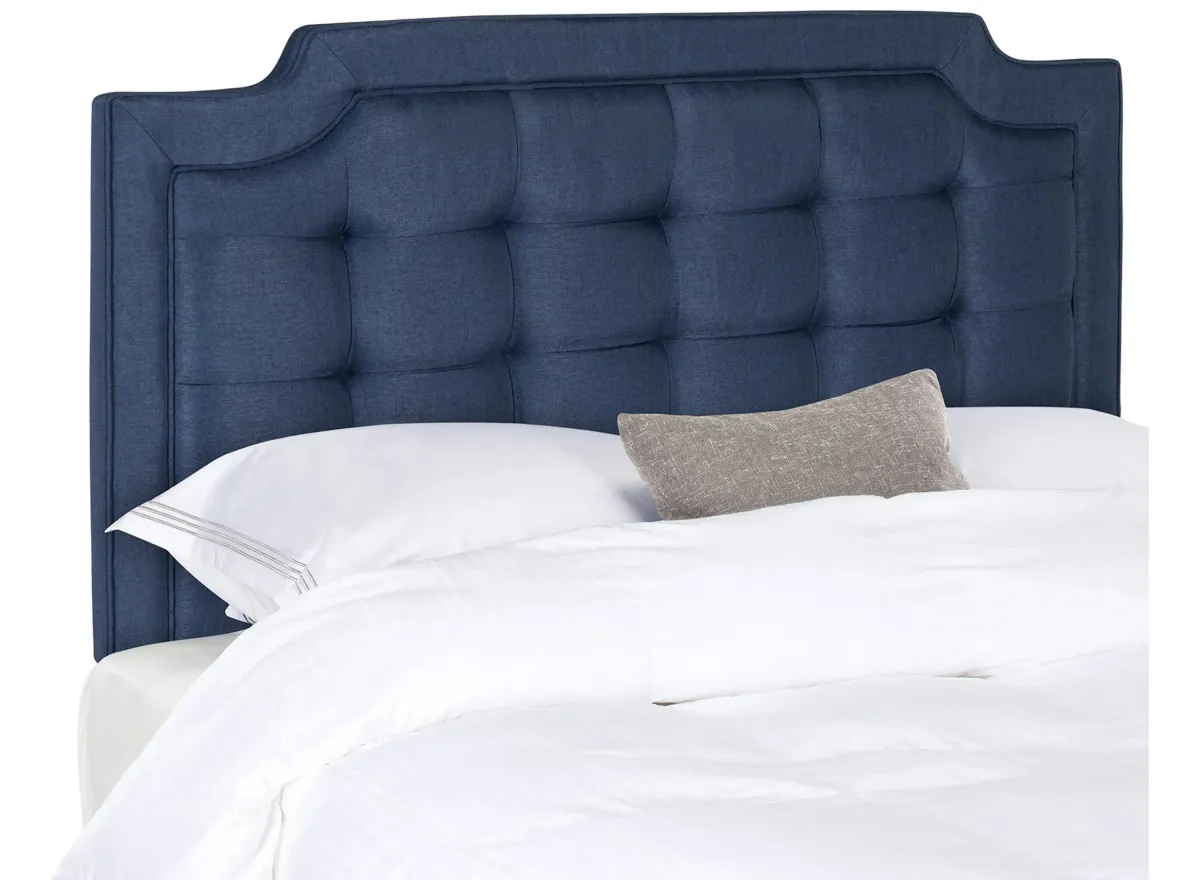 Sapphire Upholstered Headboard in Navy by Safavieh