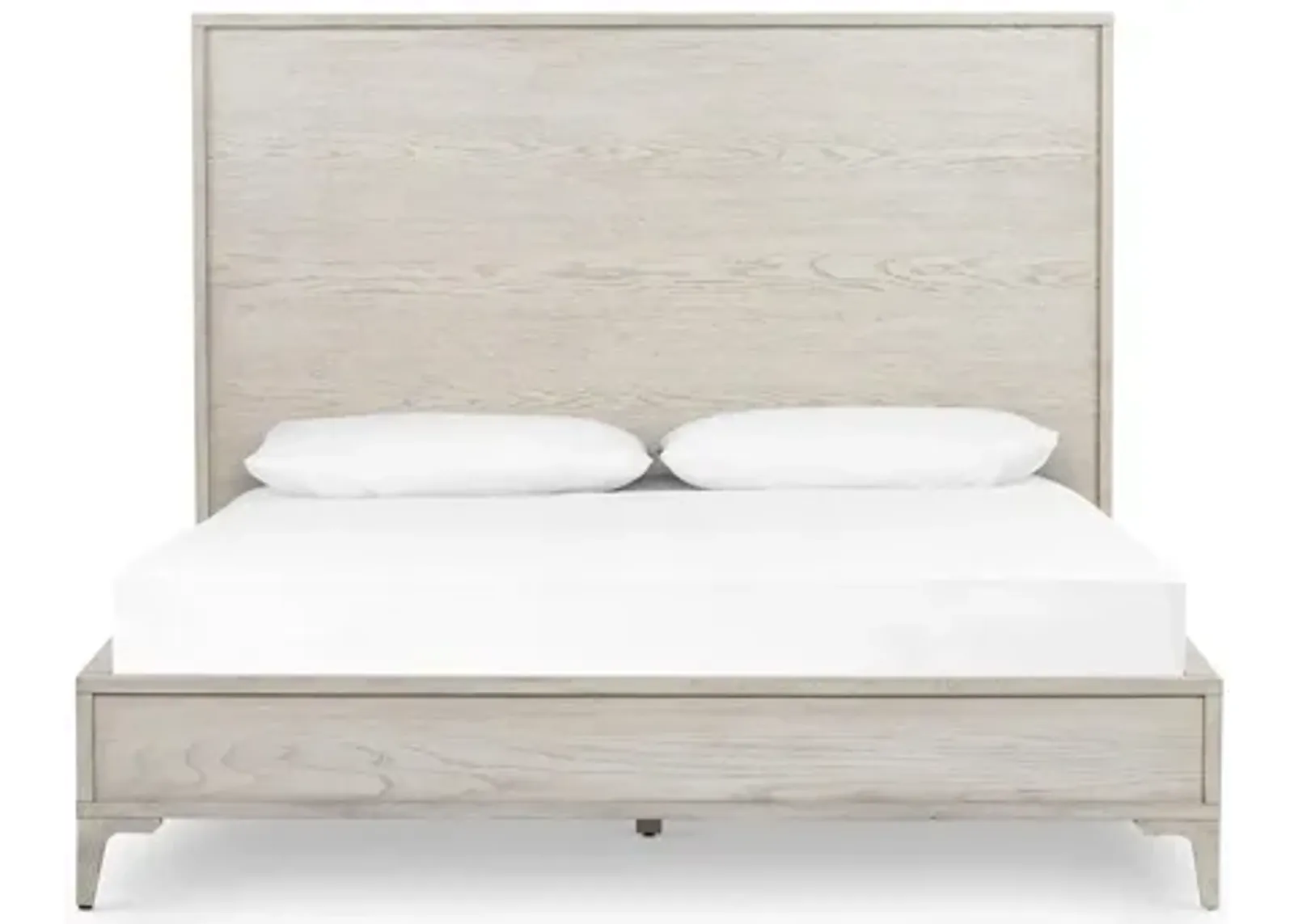 Haiden King Bed in Vintage White Oak by Four Hands