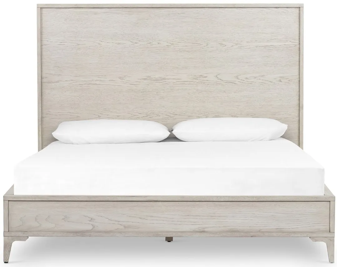 Haiden King Bed in Vintage White Oak by Four Hands