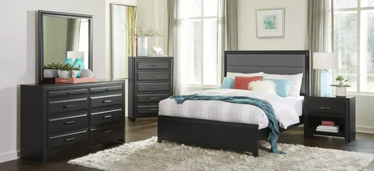 Sandpoint Upholstered Panel Bed