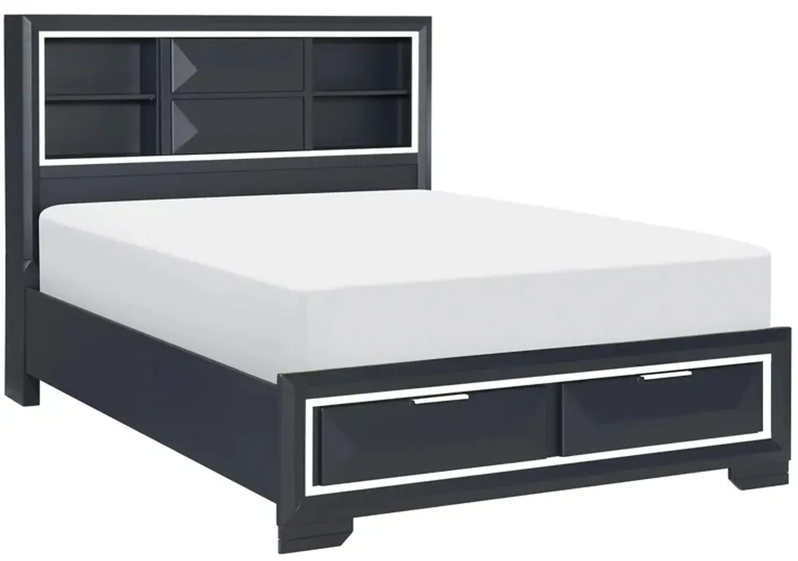 Jocelyn Platform Storage Bed