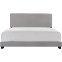 Eric Upholstered Bed in Gray by Crown Mark