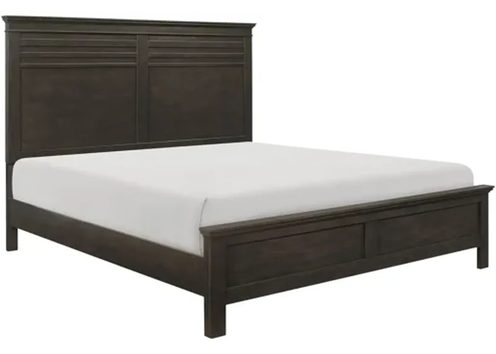 Eastlea Panel Bed in Charcoal Gray by Bellanest