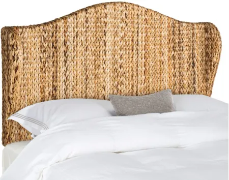 Nadine Natural King Mounted Headboard in Natural by Safavieh