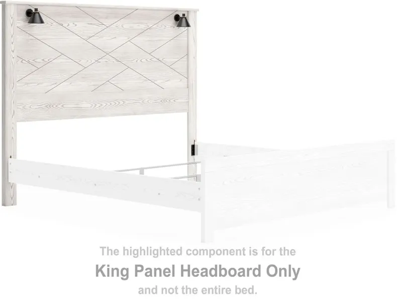 Gerridan King Panel Headboard in White by Ashley Furniture