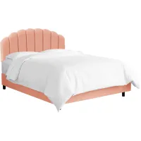 Tanner Bed in Velvet Blush by Skyline