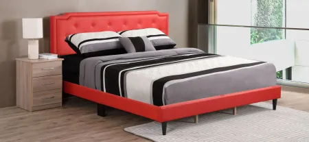 Deb King Bed in Red by Glory Furniture