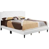 Deb King Bed in White by Glory Furniture