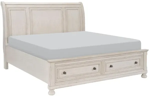 Donegan Sleigh Platform Storage Bed