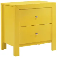 Burlington Nightstand in Yellow by Glory Furniture