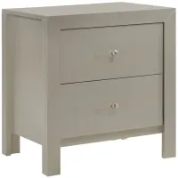 Burlington Nightstand in Silver Champagne by Glory Furniture