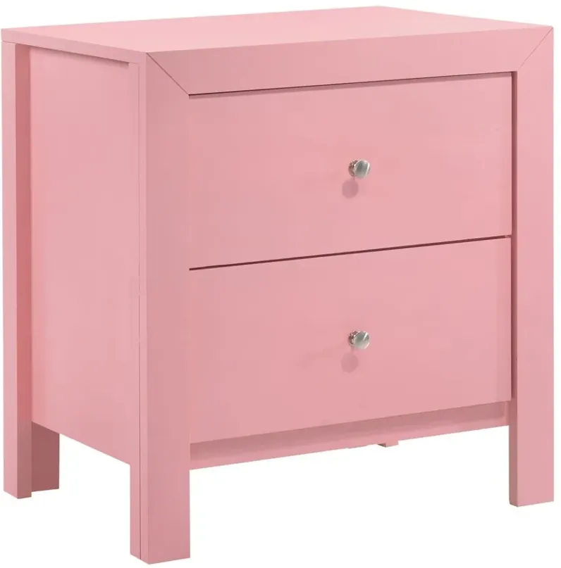 Burlington Nightstand in Pink by Glory Furniture