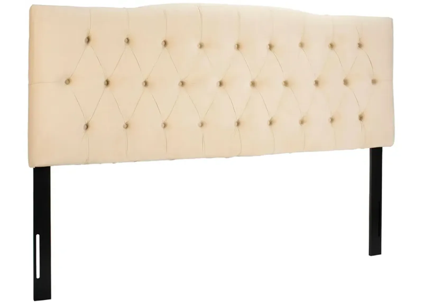 Axel Tufted Upholstered Headboard in Buckwheat by Safavieh