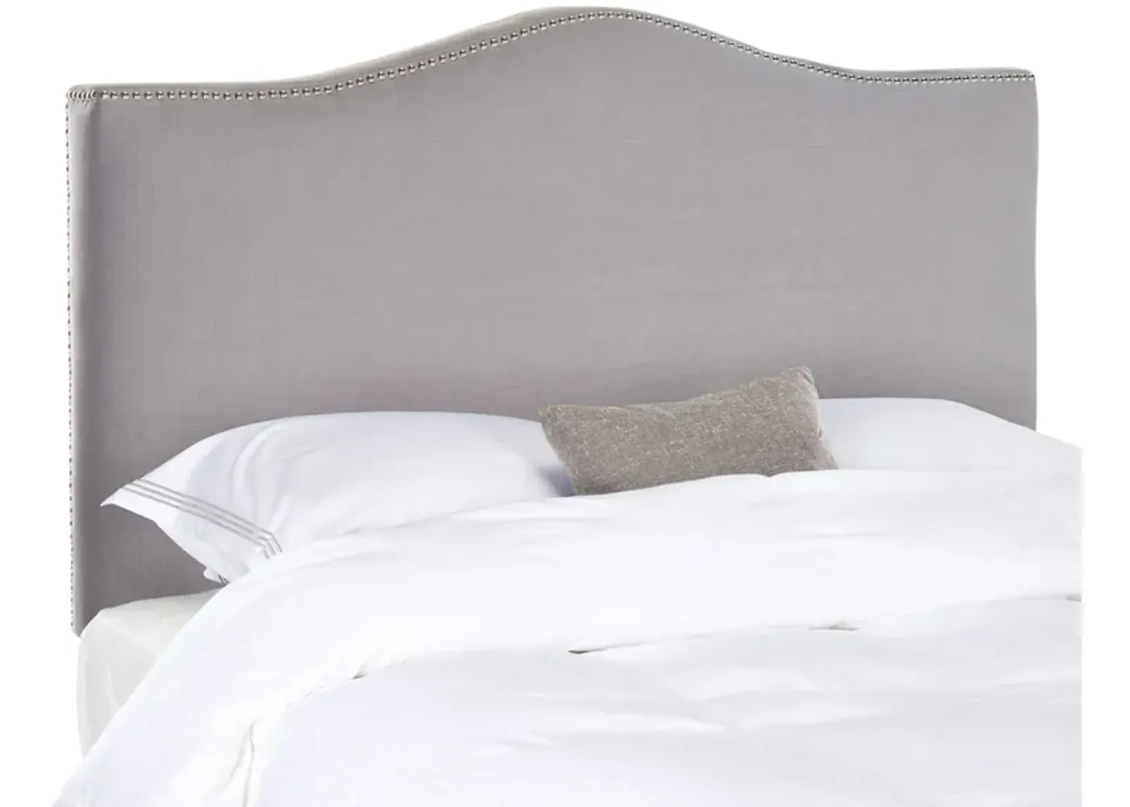 Jeneve Upholstered Headboard in Arctic Gray by Safavieh