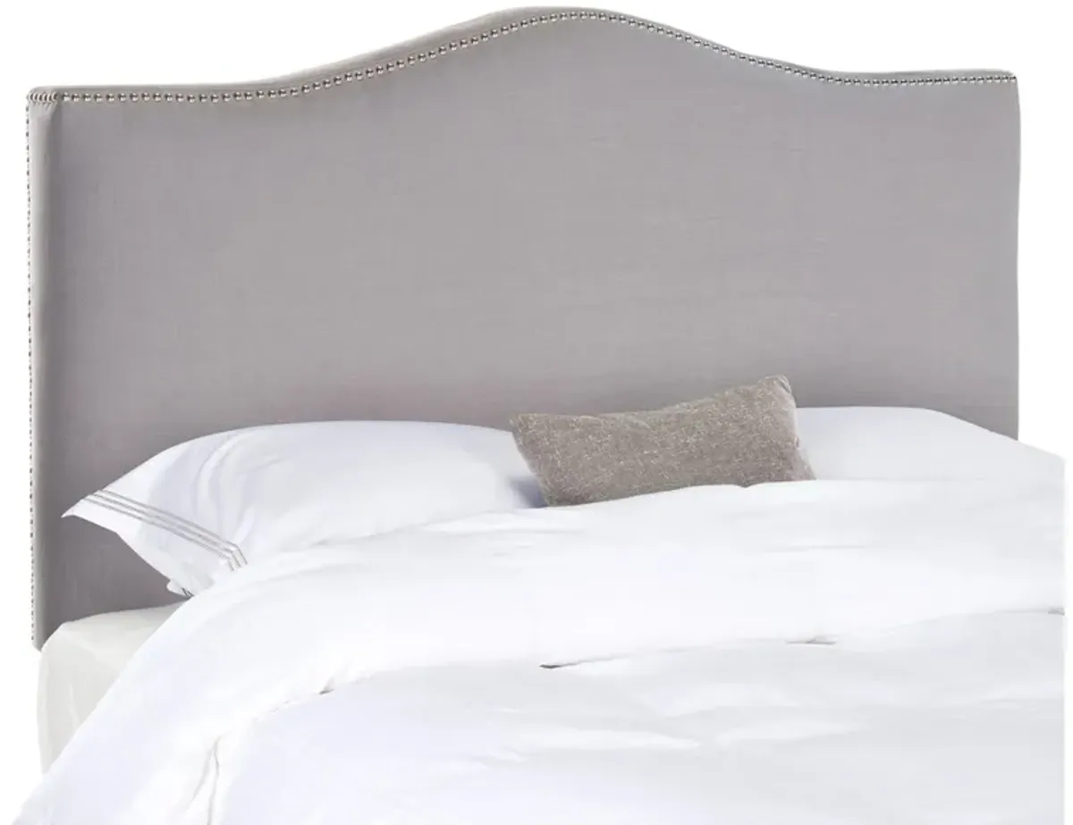 Jeneve Upholstered Headboard in Arctic Gray by Safavieh