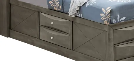 Marilla Captain's Bed in Gray by Glory Furniture