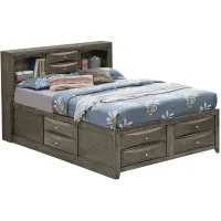 Marilla Captain's Bed in Gray by Glory Furniture