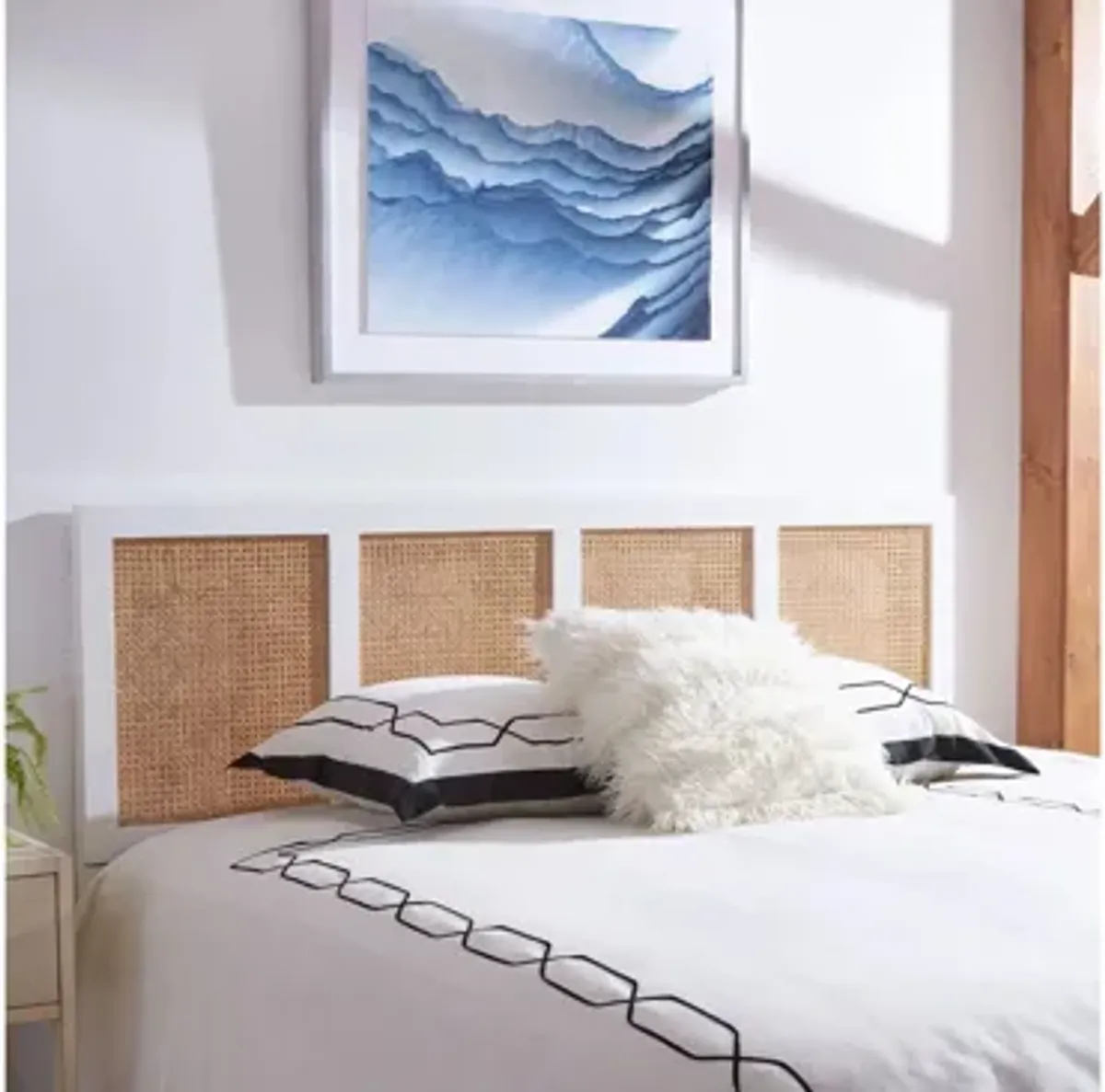 Vienna Cane Mounted Headboard