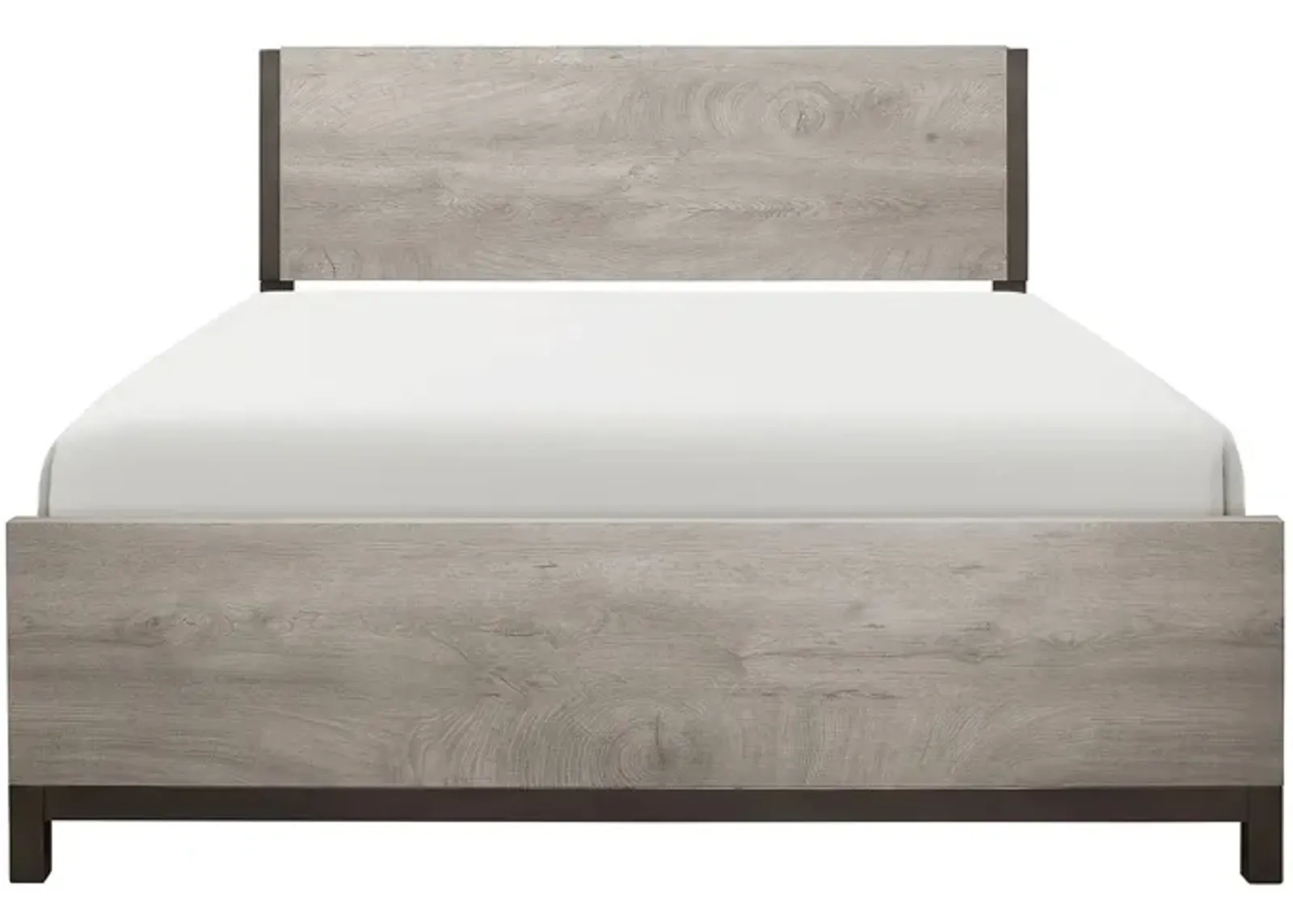 Frado Bed in 2-Tone Finish: Light Gray and Gray by Homelegance