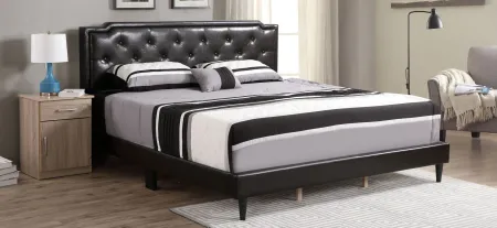 Deb Upholstered Bed in Cappuccino by Glory Furniture