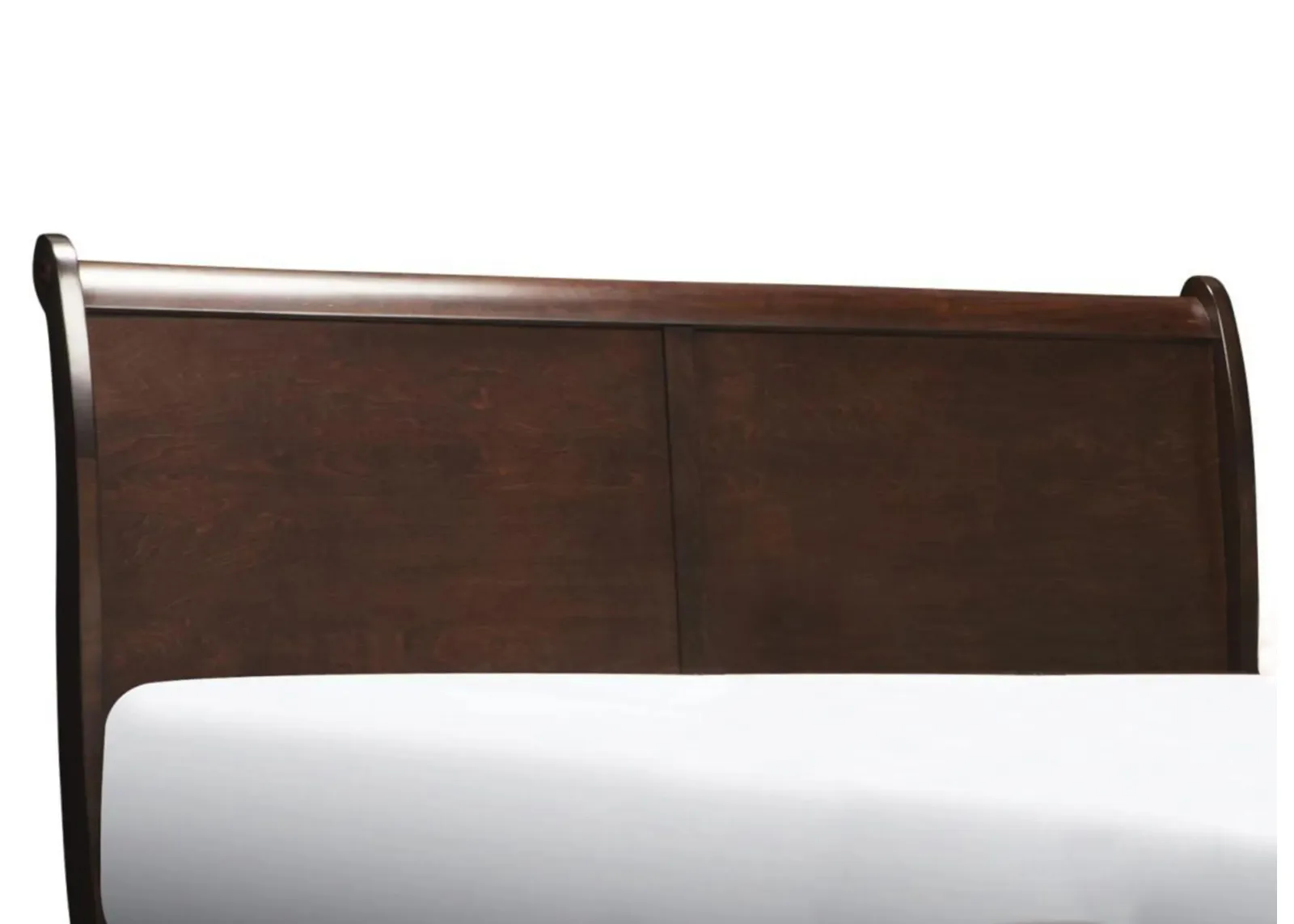 Charleston Sleigh Headboard in Cherry by Bellanest