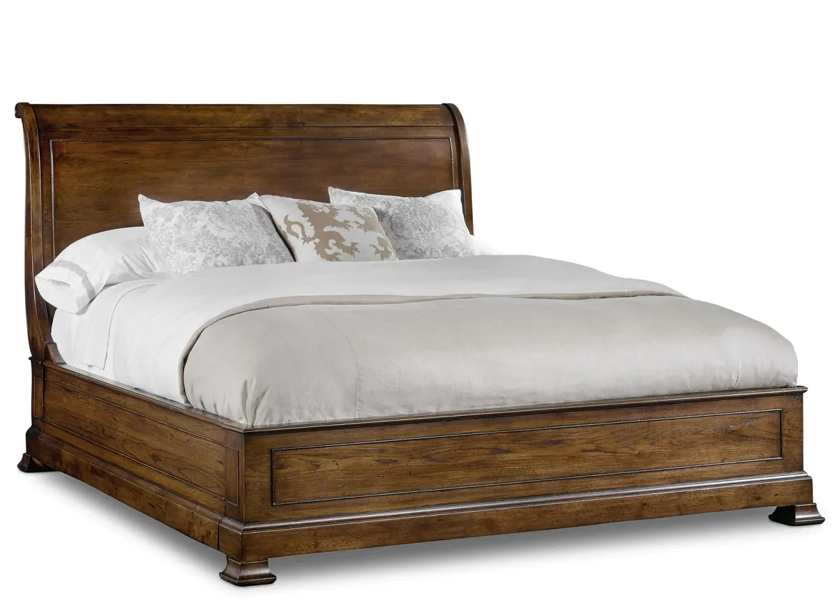 Archivist King Sleigh Bed in Pecan by Hooker Furniture