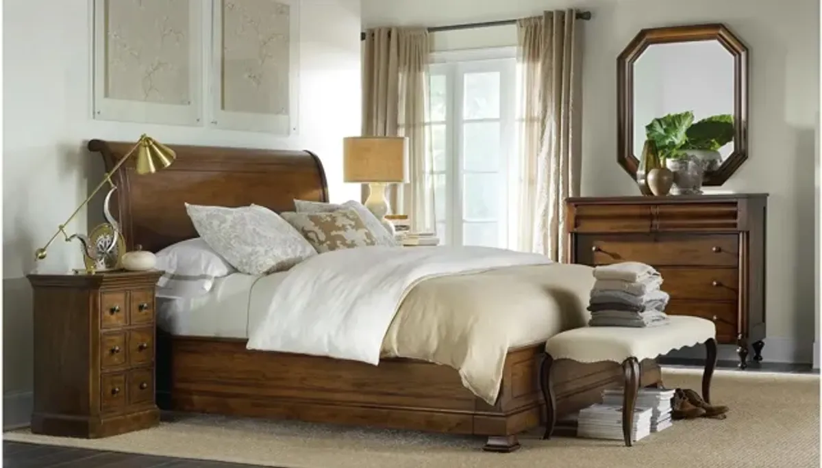 Archivist King Sleigh Bed