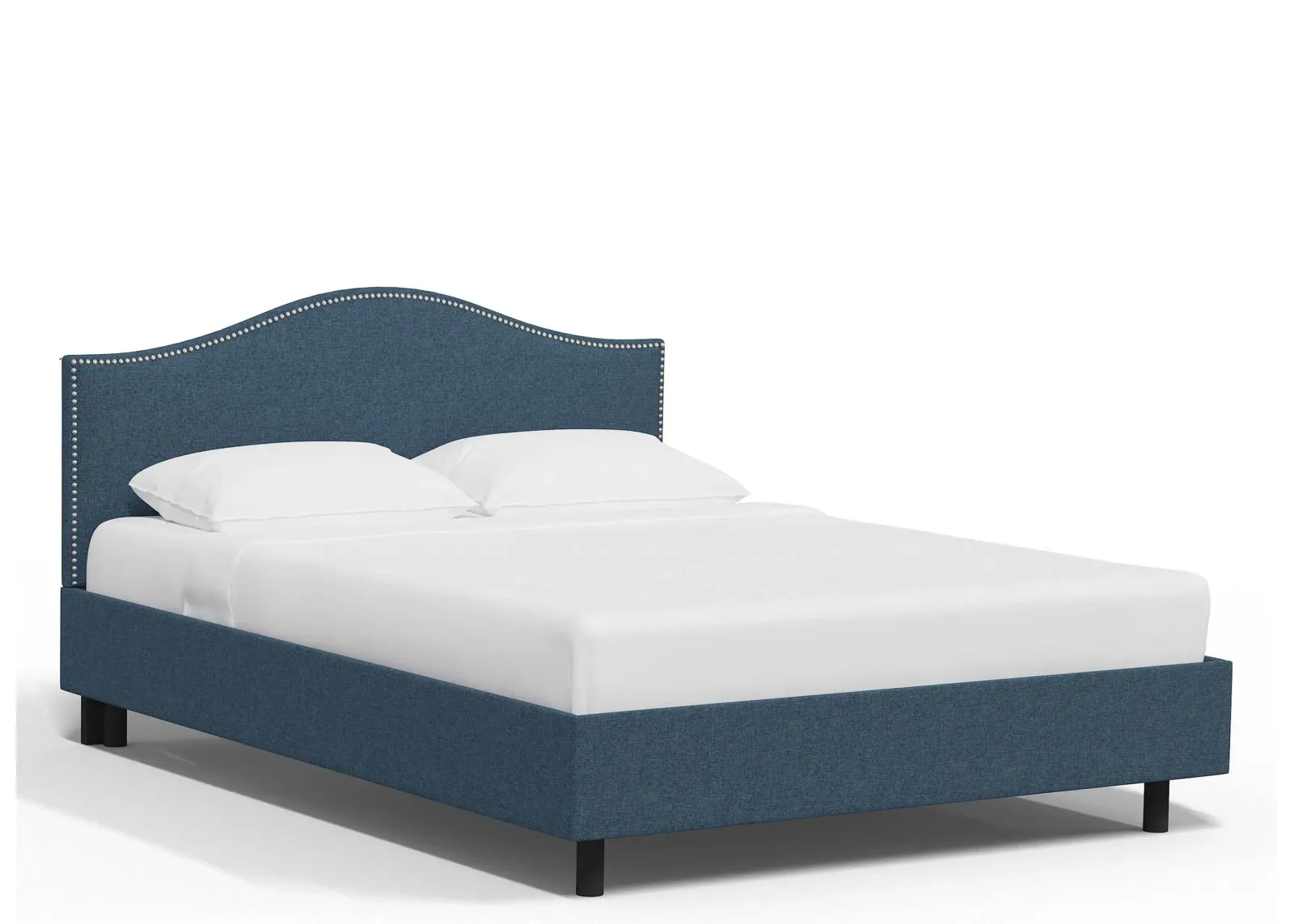 Alexander Platform Bed in Zuma Navy by Skyline