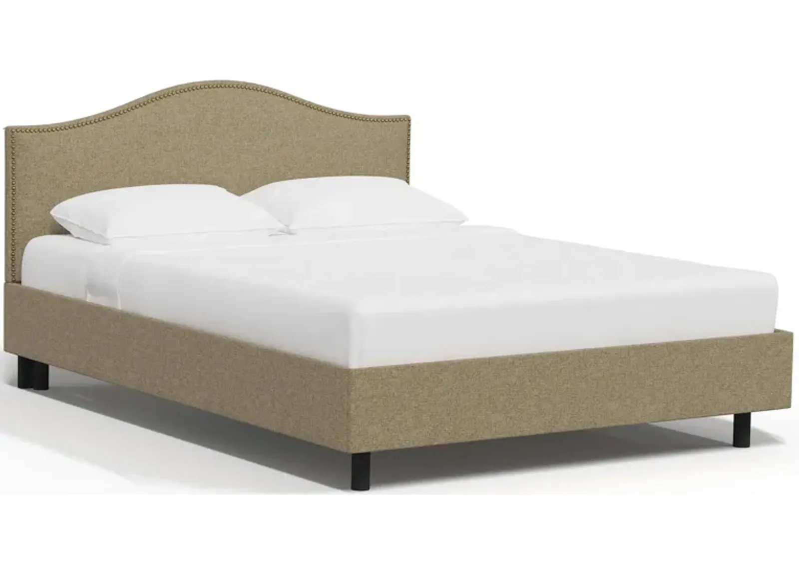 Alexander Platform Bed in Zuma Linen by Skyline