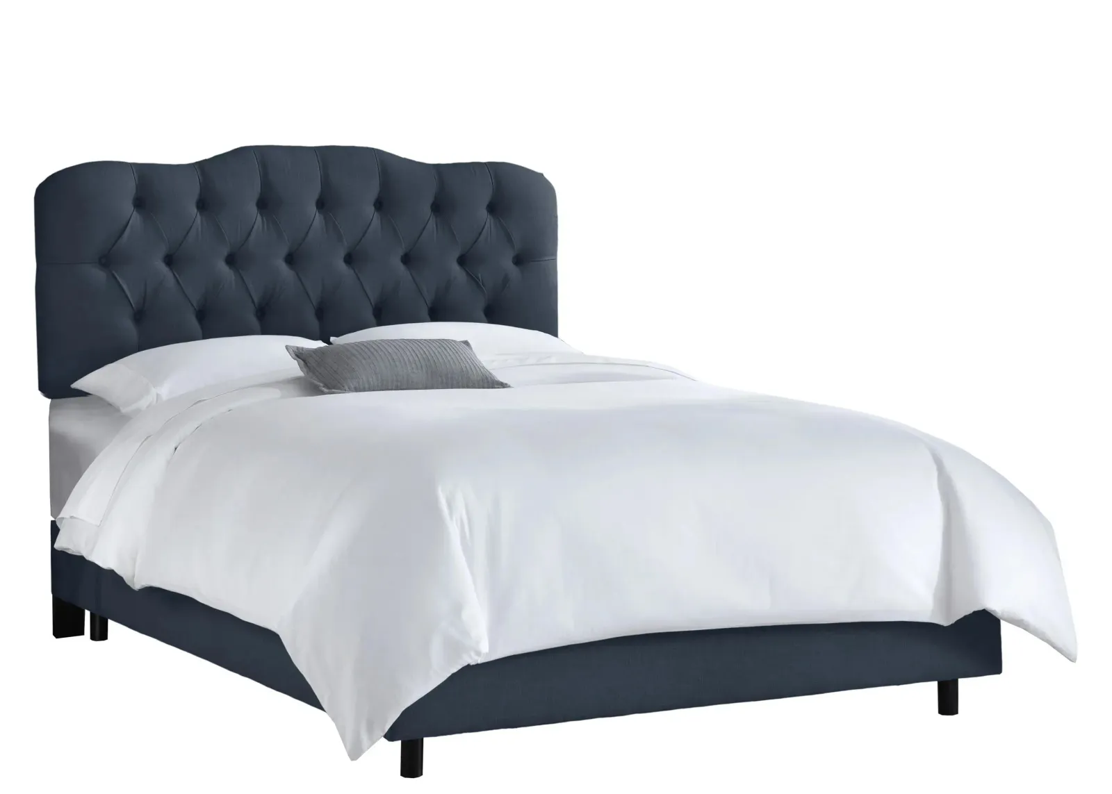 Argona Bed in Linen Navy by Skyline