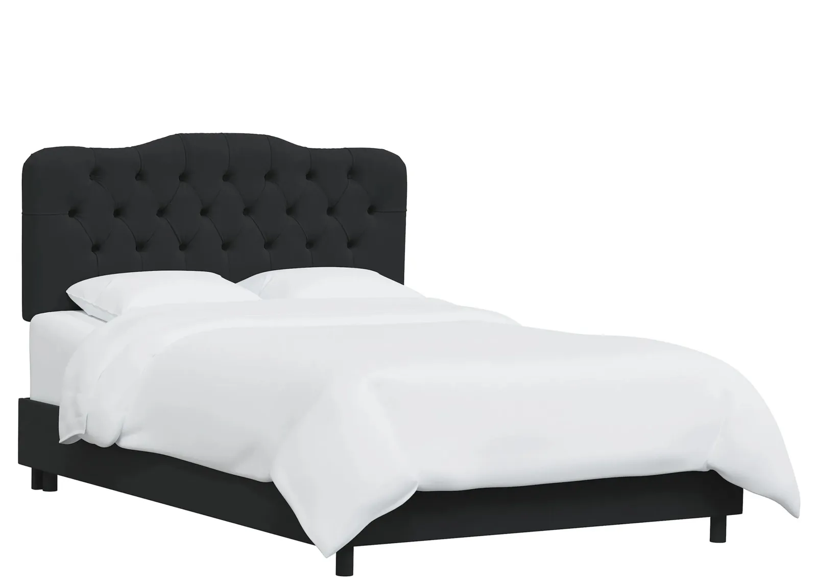 Argona Bed in Velvet Black by Skyline