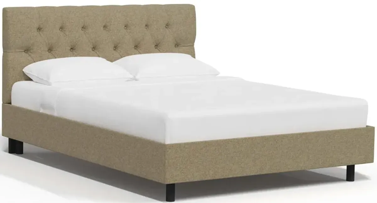 Blanchard Platform Bed in Zuma Linen by Skyline