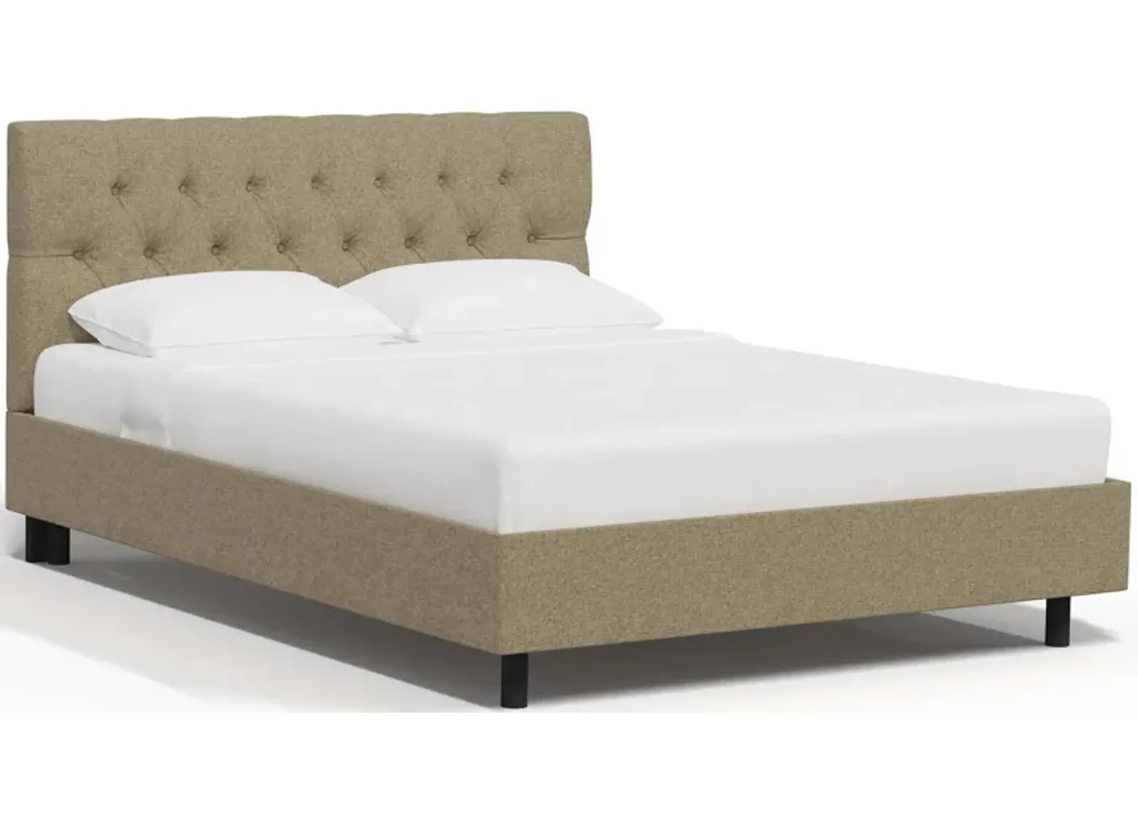 Blanchard Platform Bed in Zuma Linen by Skyline