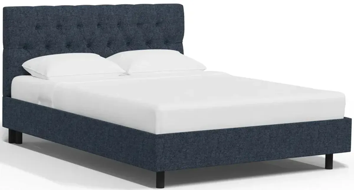 Blanchard Platform Bed in Zuma Navy by Skyline