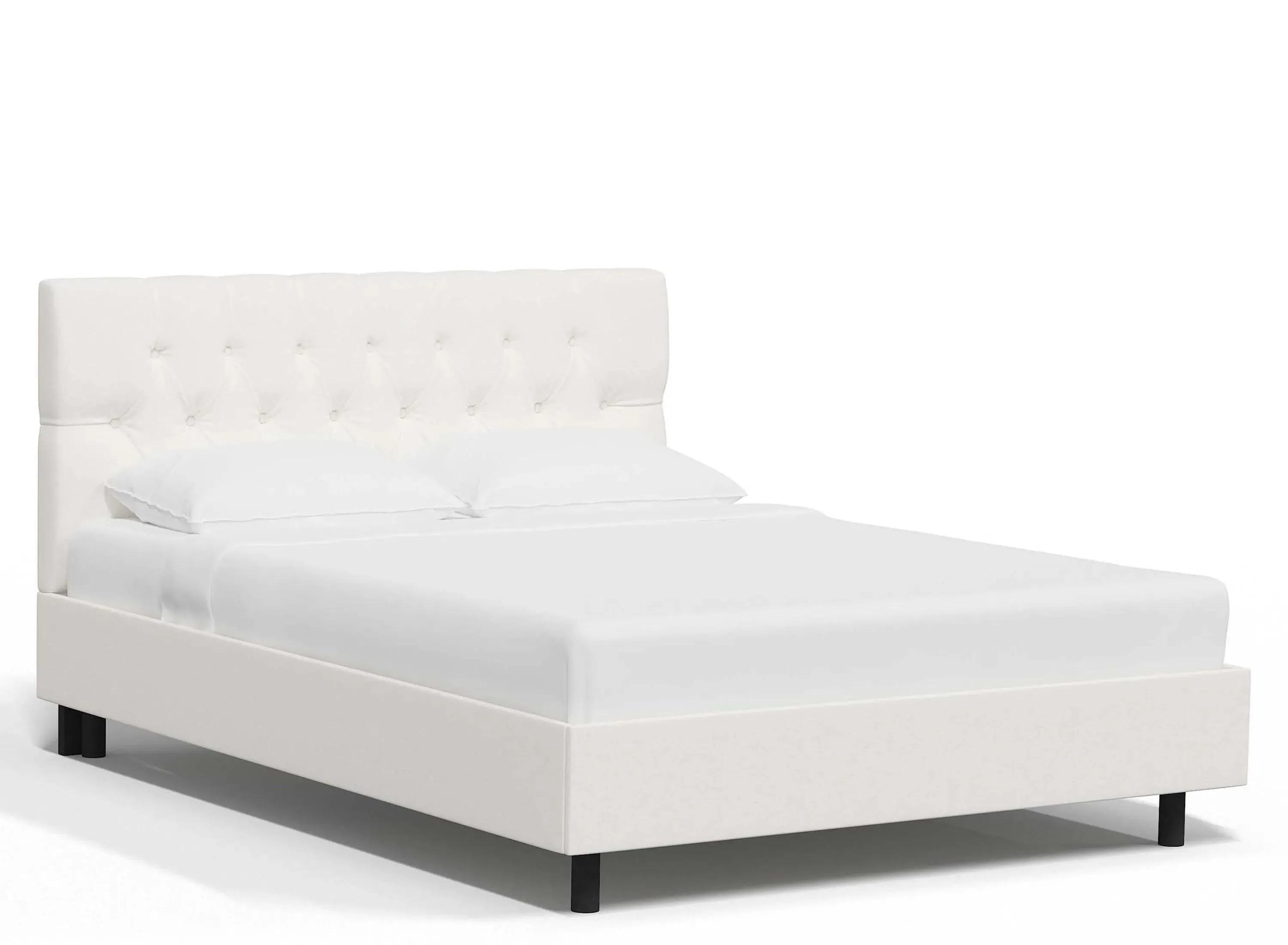 Blanchard Platform Bed in Zuma White by Skyline