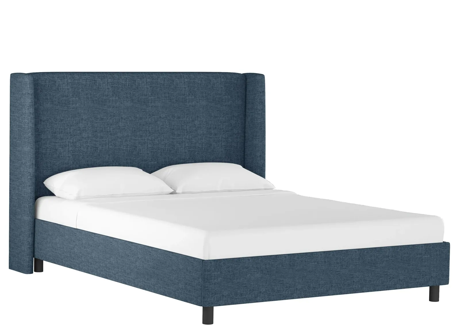 Ellison Platform Bed in Zuma Navy by Skyline