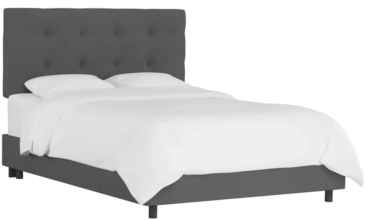 Nathan Bed in Premier Charcoal by Skyline