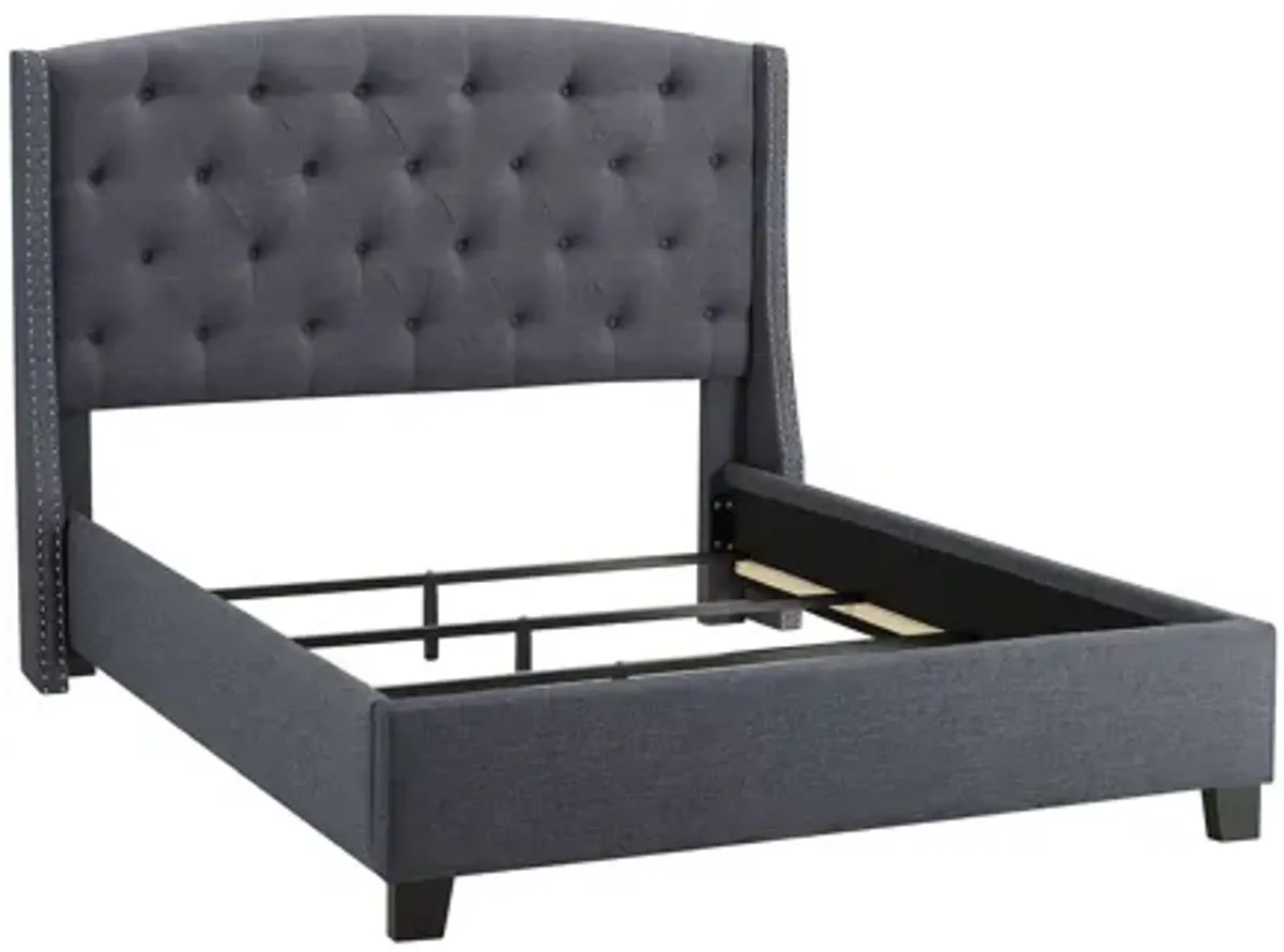 Eva Tufted Upholstered Bed