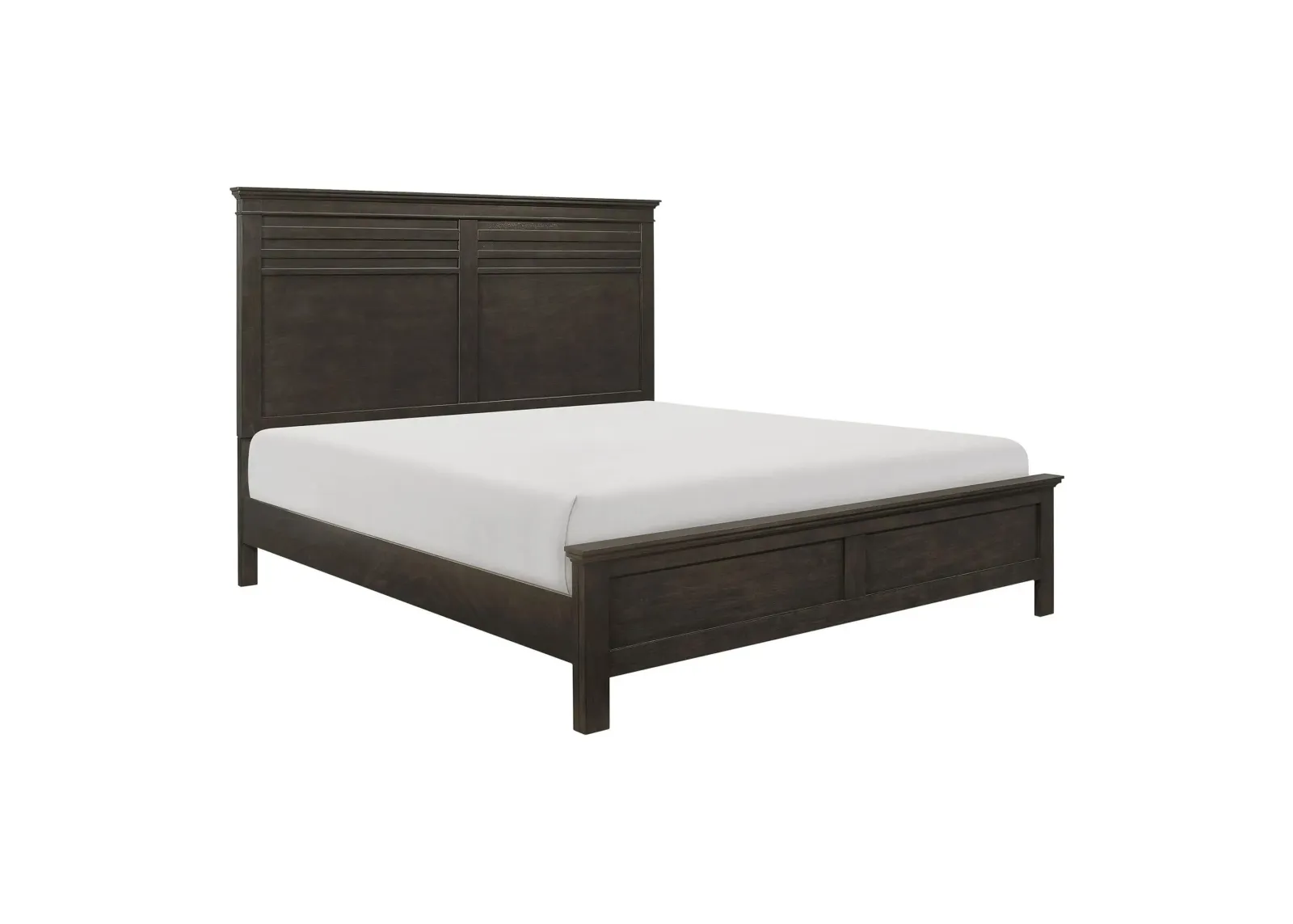 Eastlea Panel Bed in Charcoal Gray by Bellanest