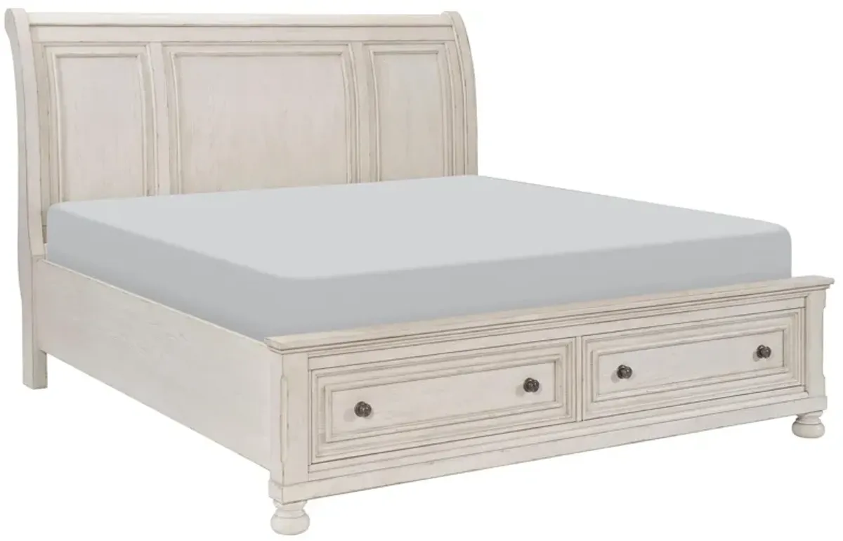 Donegan Sleigh Platform Storage Bed