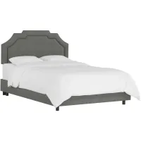 Kay Bed in Zuma Charcoal by Skyline
