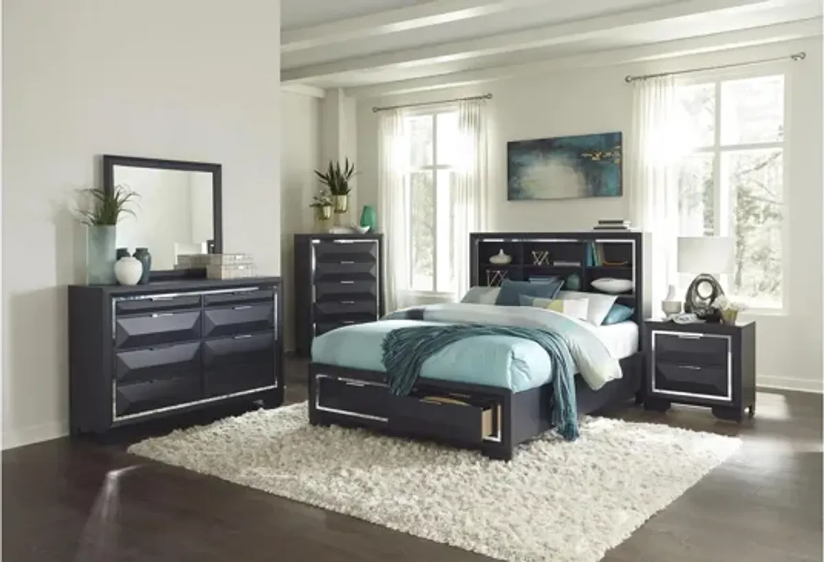 Jocelyn Platform Storage Bed